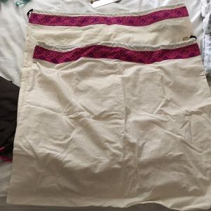 Two Tory Burch dust bags